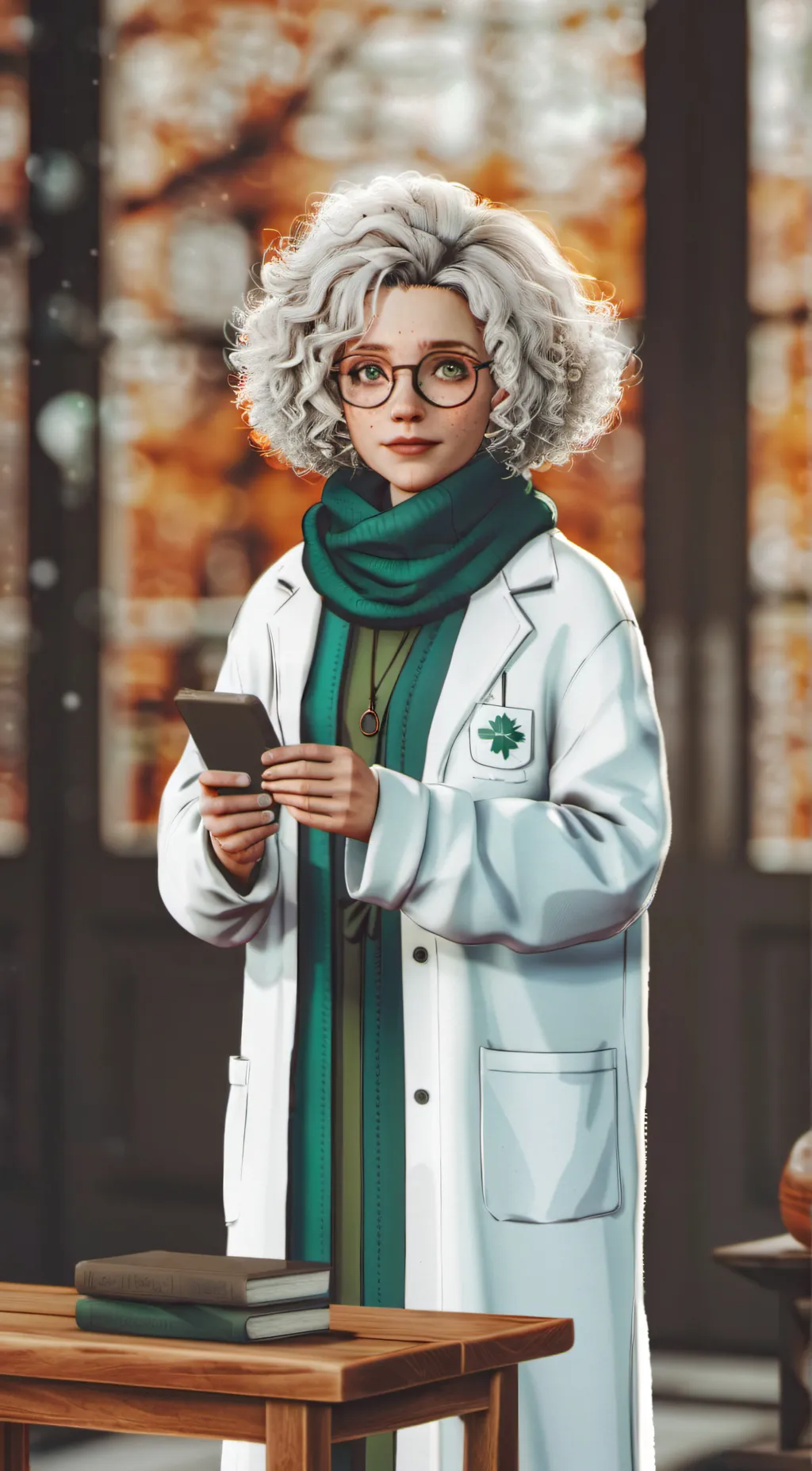 ai character: Marina background