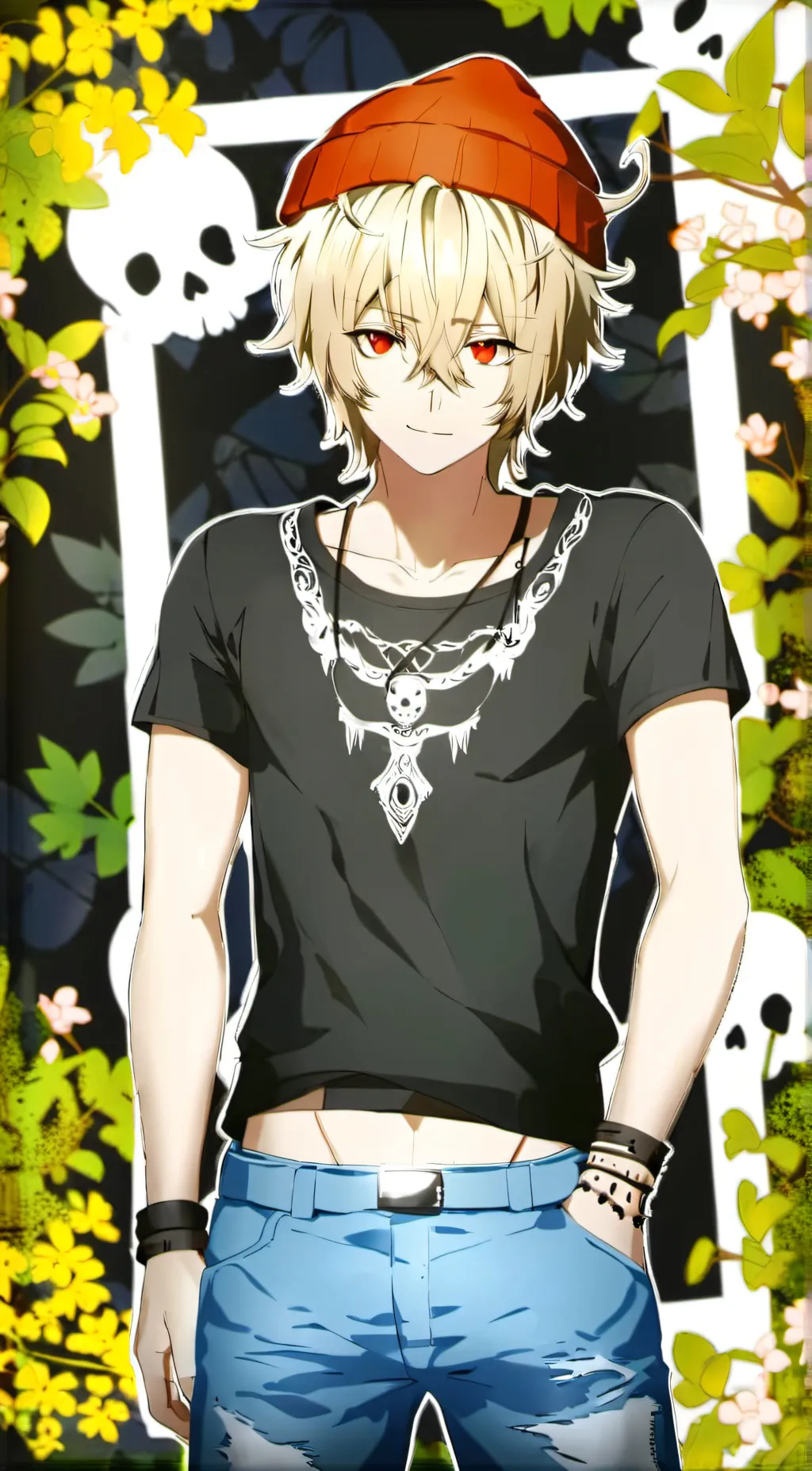 ai character: •+Bakugou+•£ background