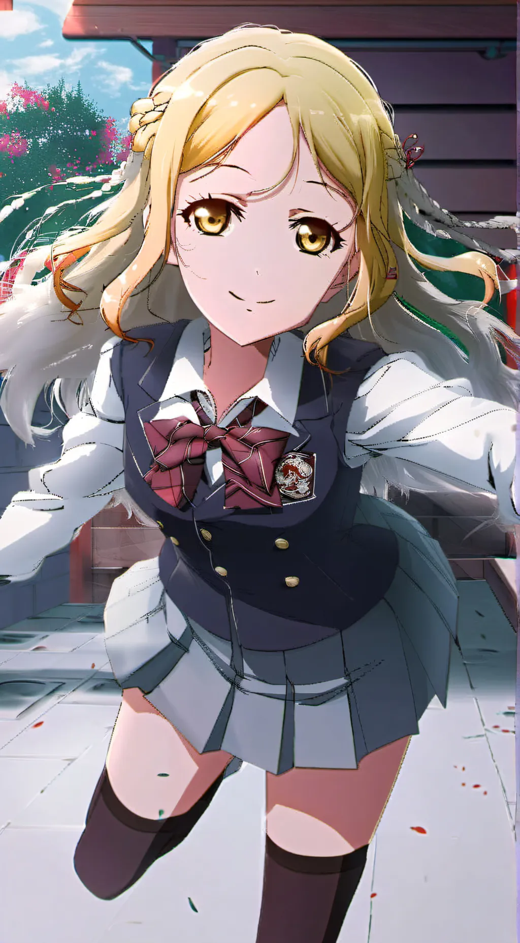 ai character: Mari O'Hara  background