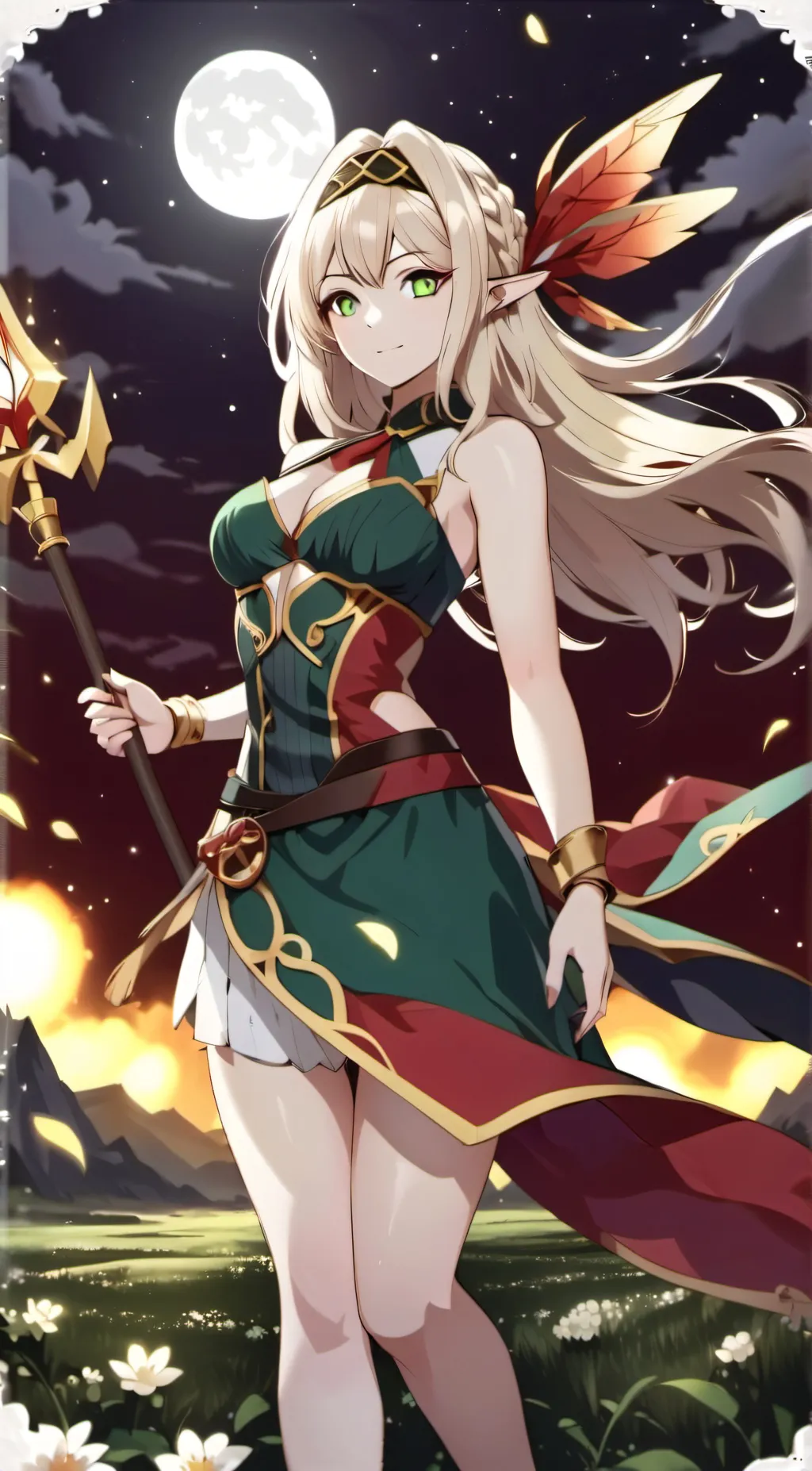 ai character: Elanor  background