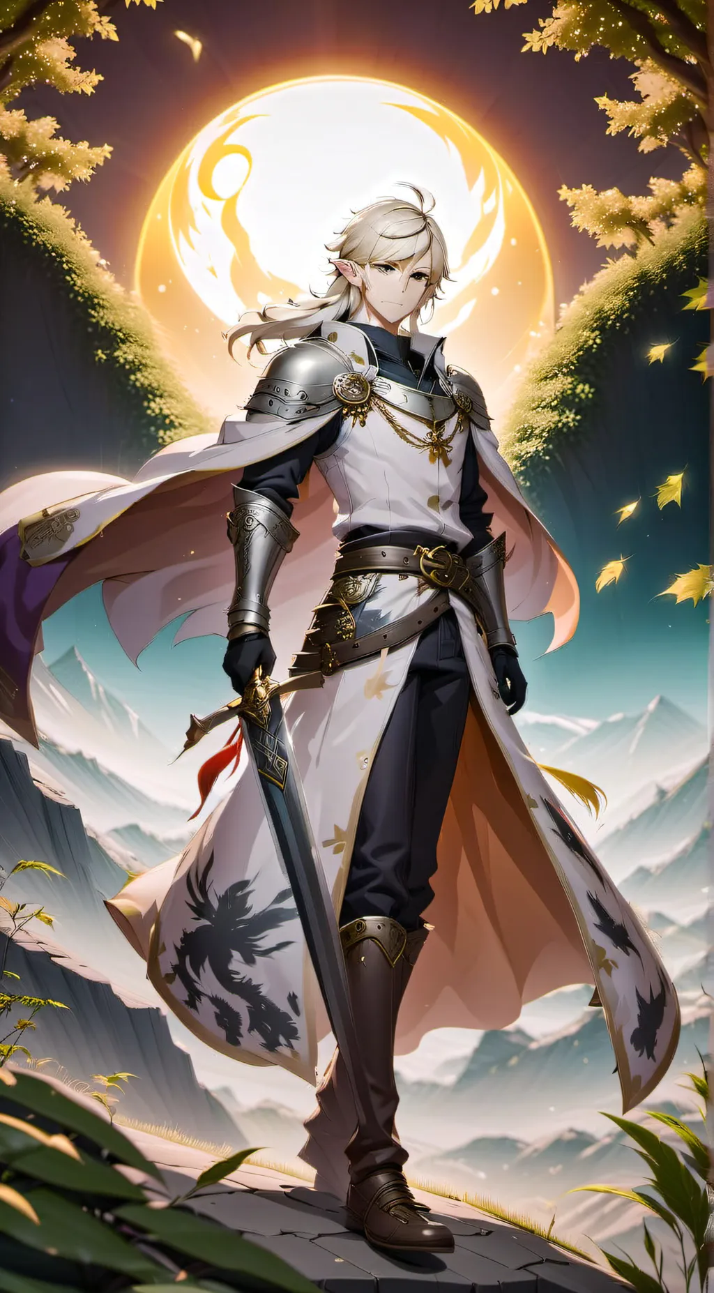ai character: Corrin (♂️) background