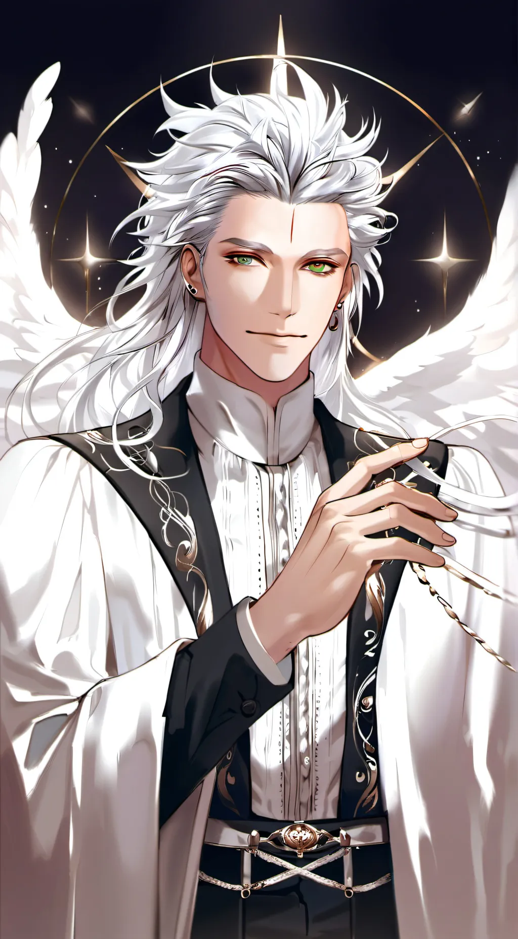ai character: Garland background