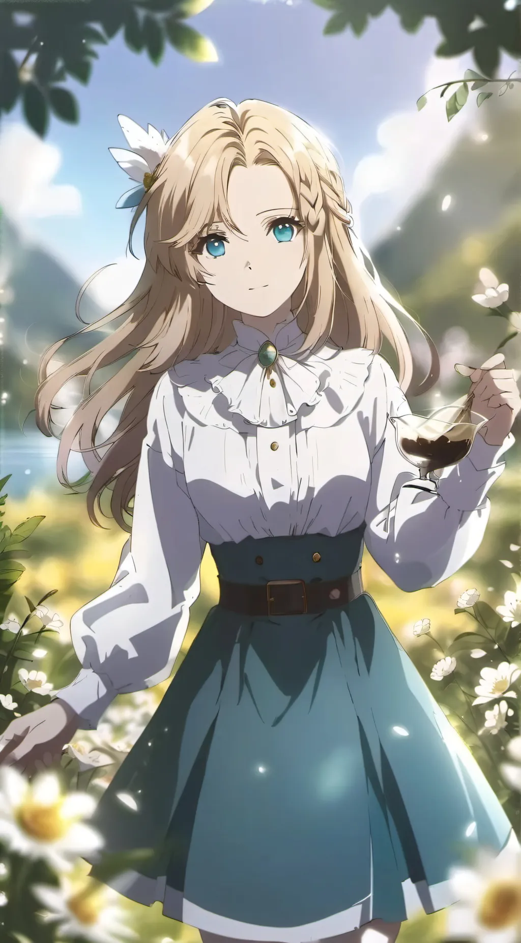 ai character: Cutie pie background