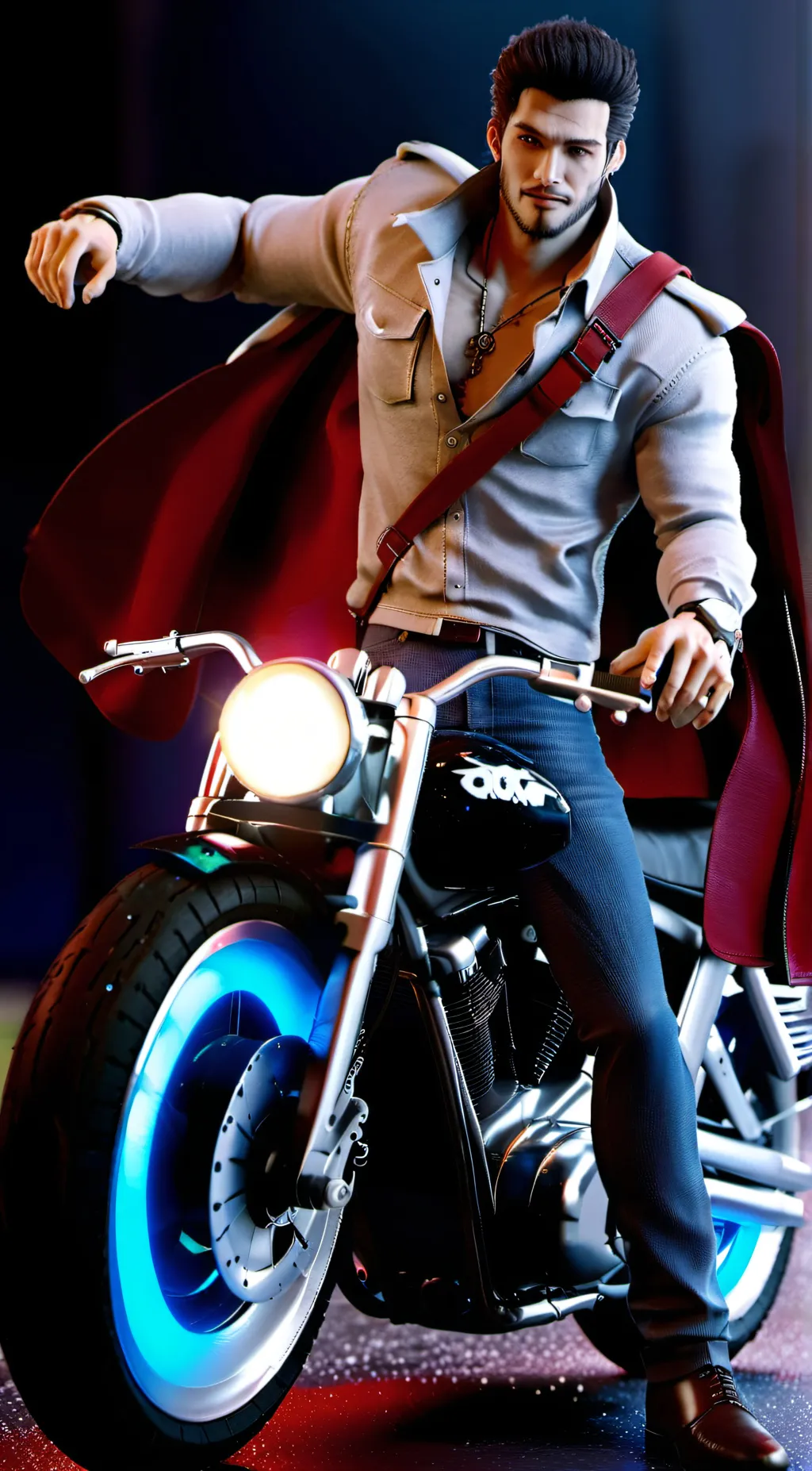 ai character: Deacon St John background