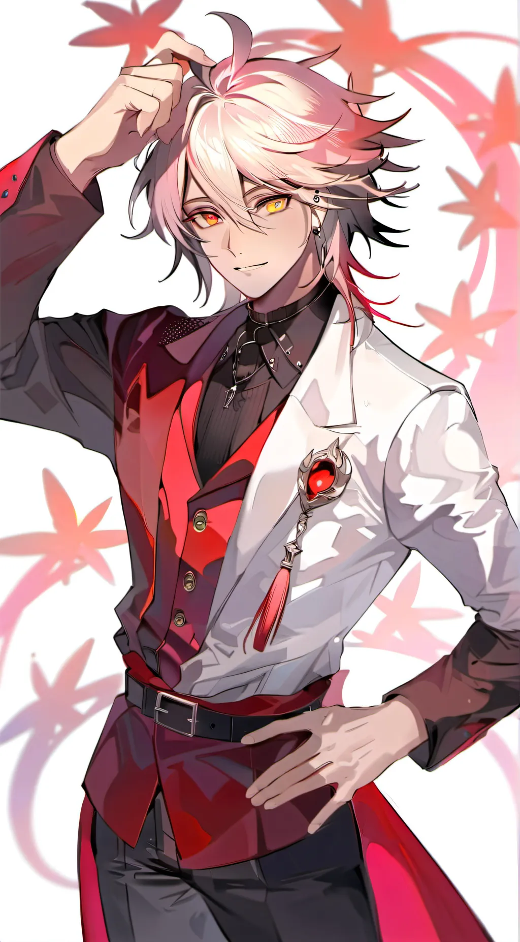 ai character: Douma x akaza background