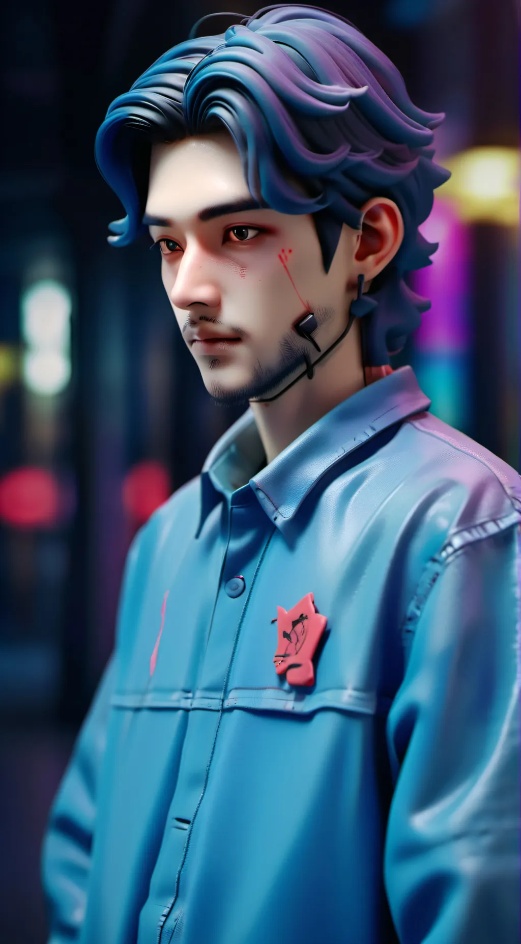 ai character: Ash background