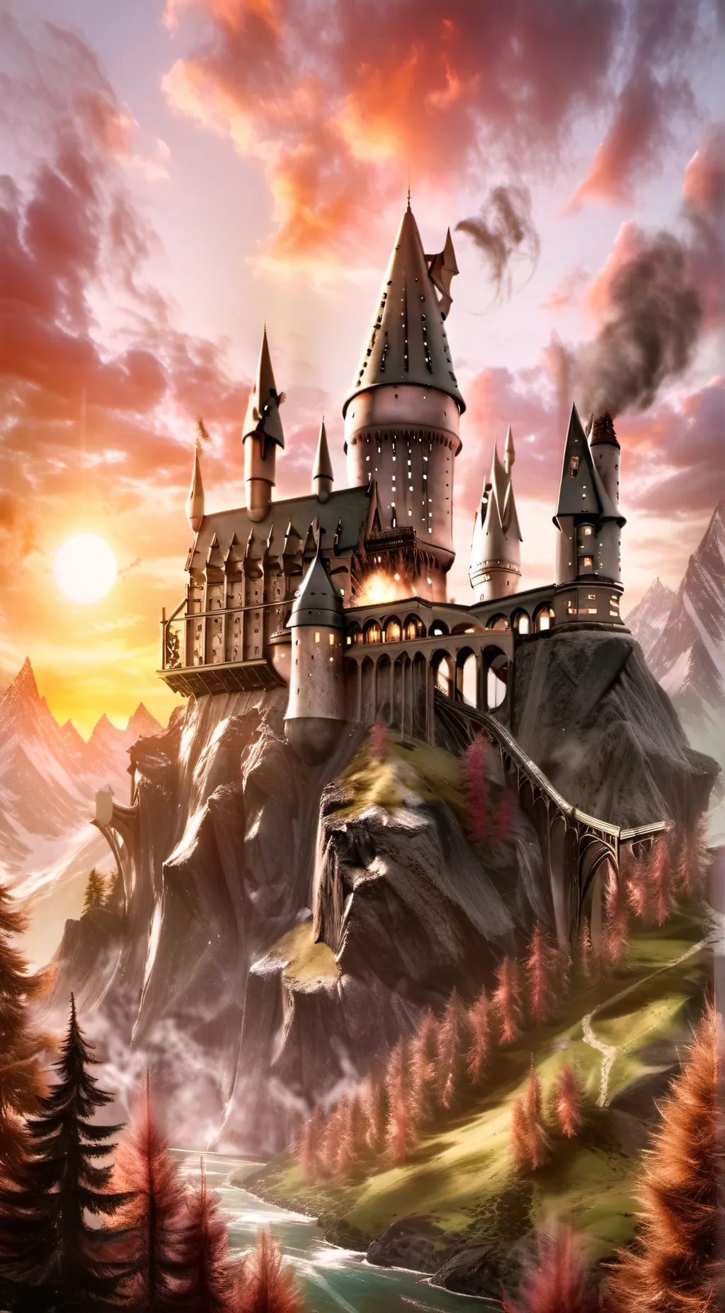 ai character: ¥hogwarts¥ background