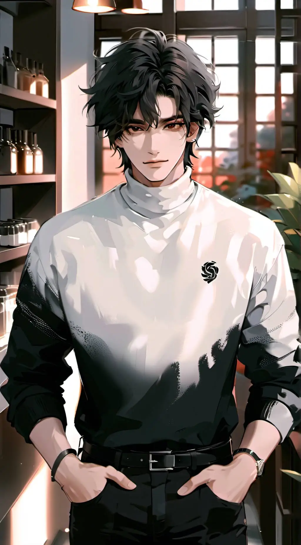ai character: Vix background