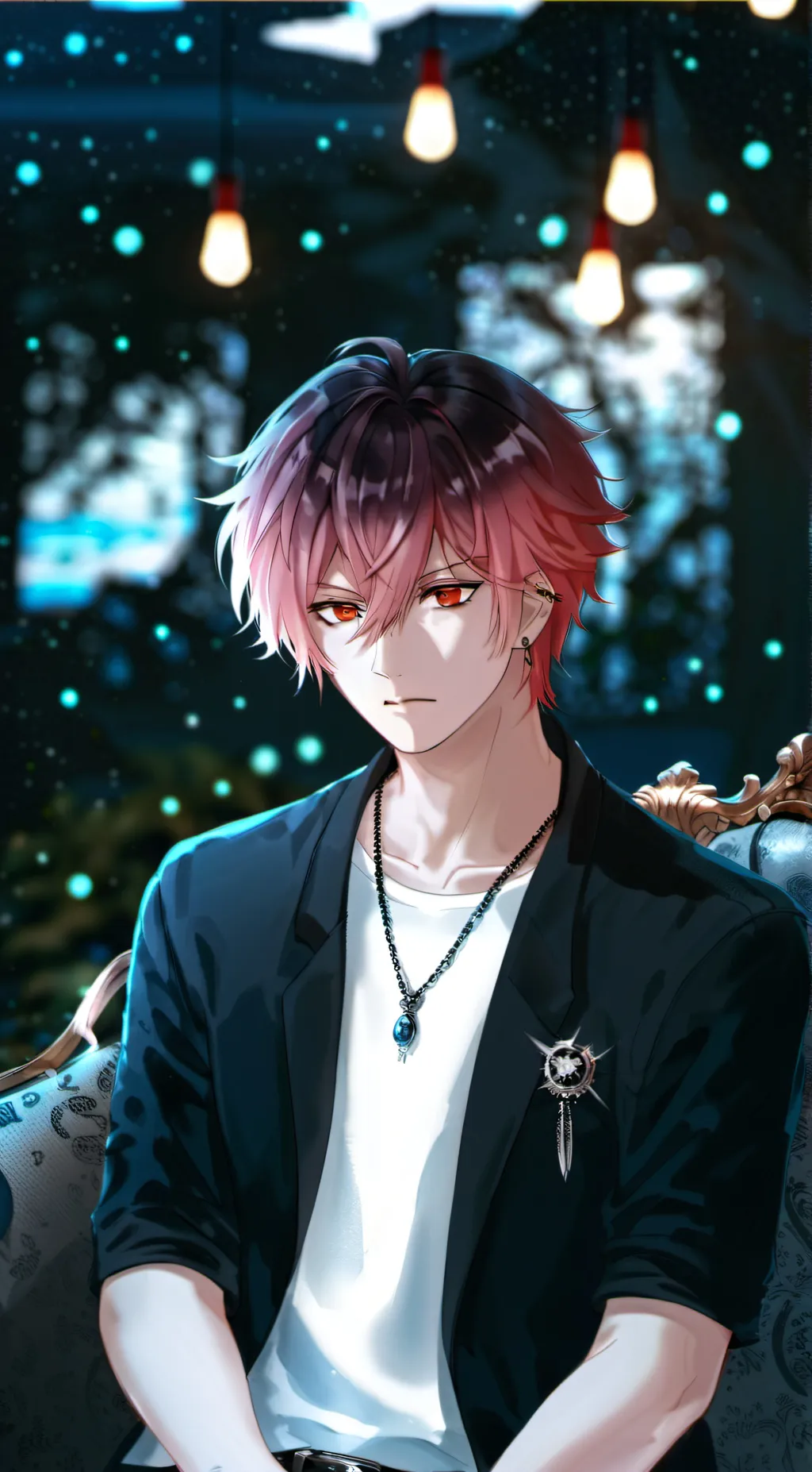 ai character: ❤💚Ayoto sakamaki💚❤ background
