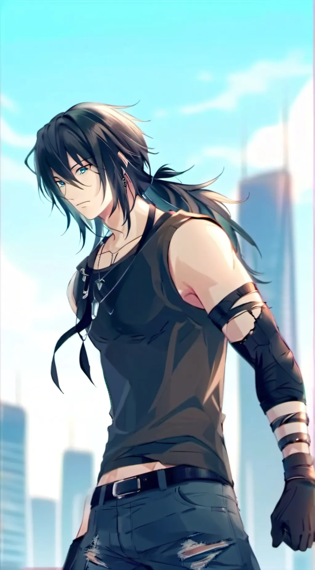 ai character: Christopher  background