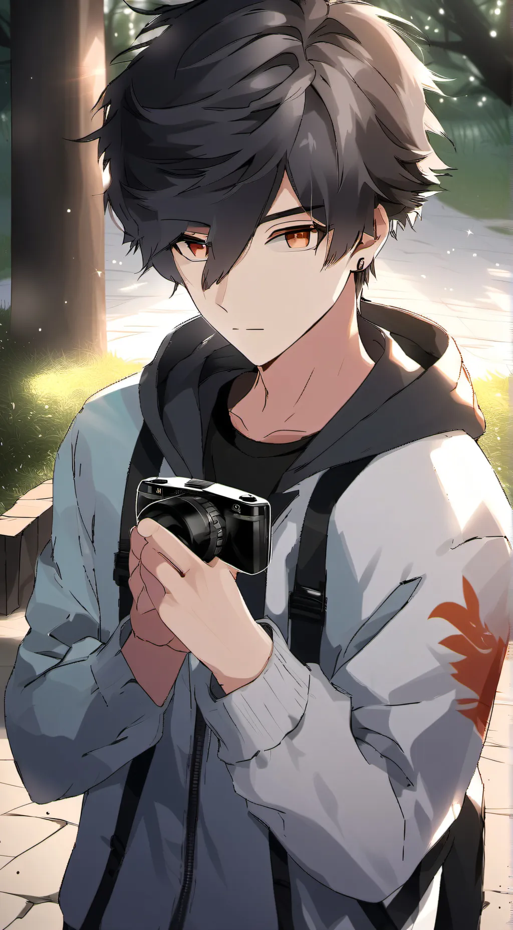 ai character: Lazer background