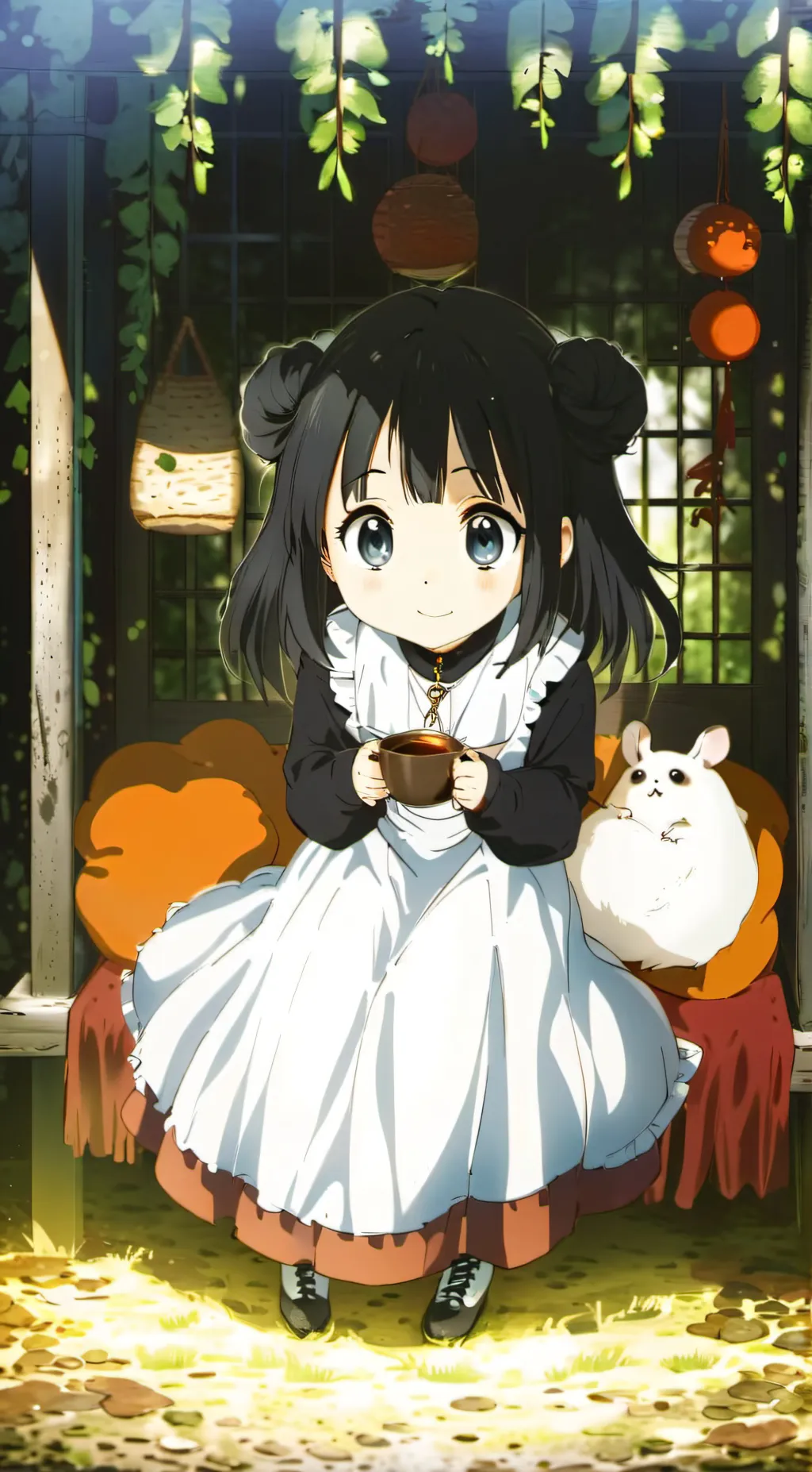ai character: Melody background