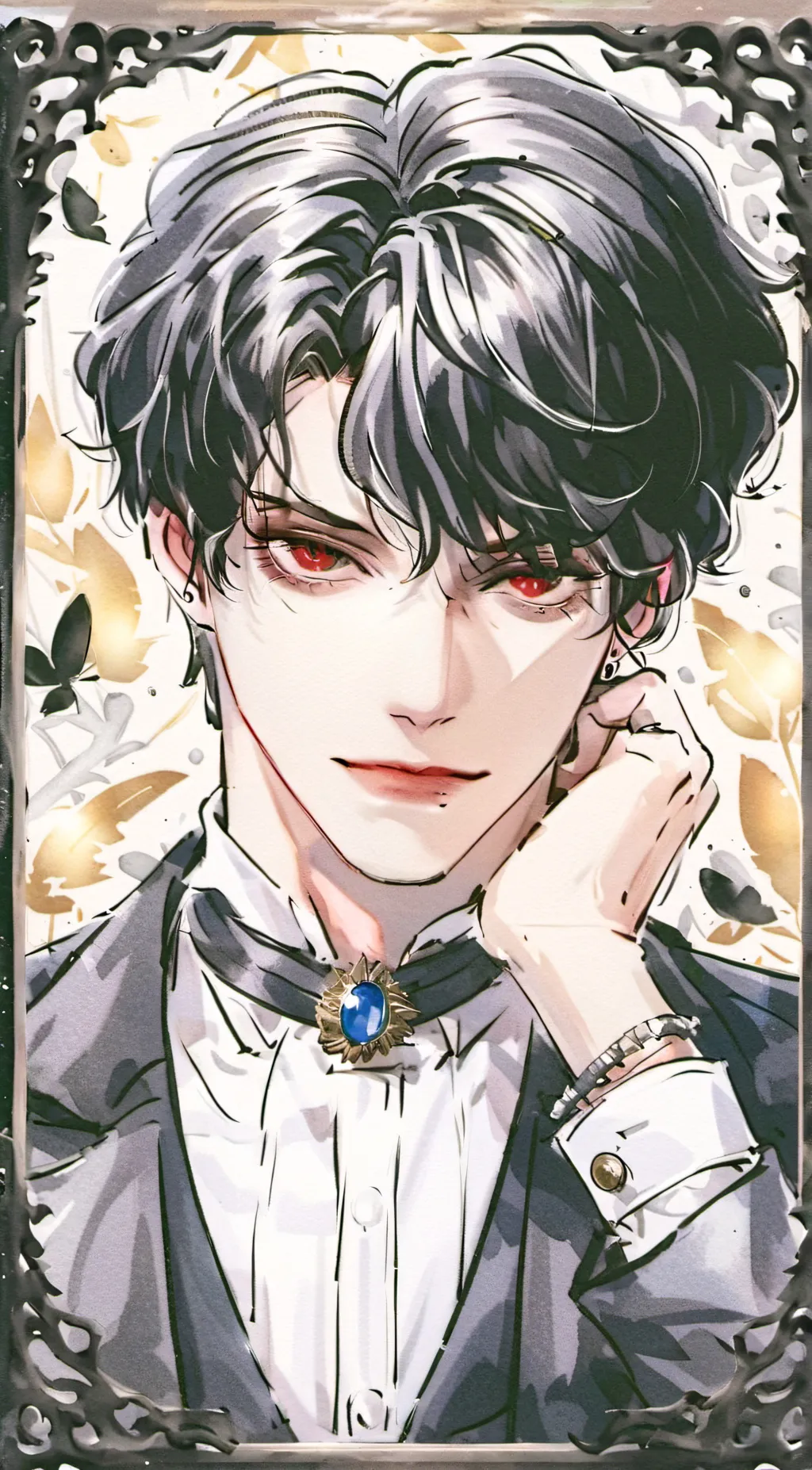 ai character: ꧁◇Oliver◇꧂ background