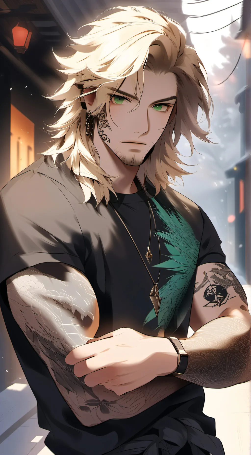 ai character: Nico  background