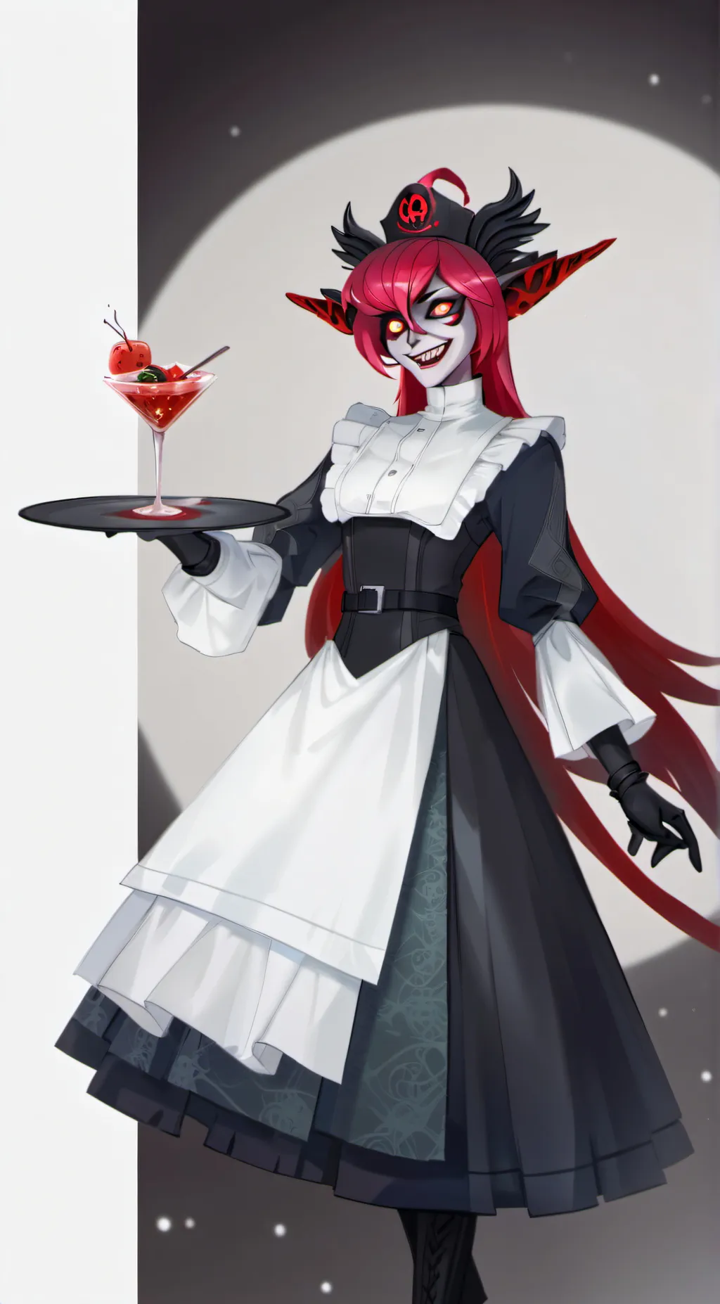 ai character: Alastor-Radioapple background