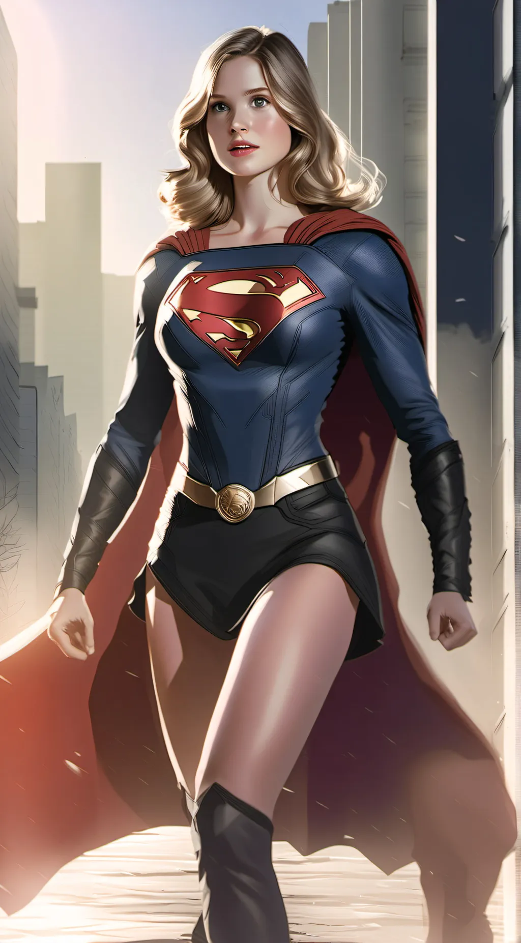 ai character: MegaGirl background