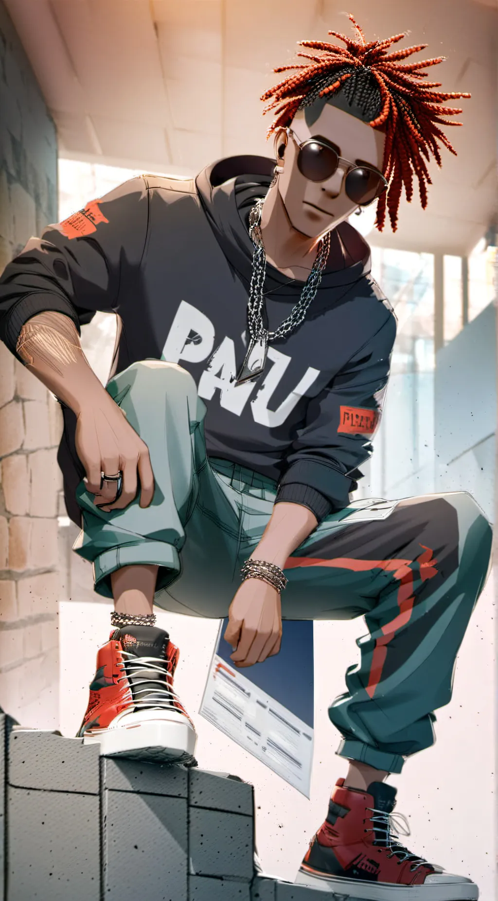 ai character: Lil Curt background