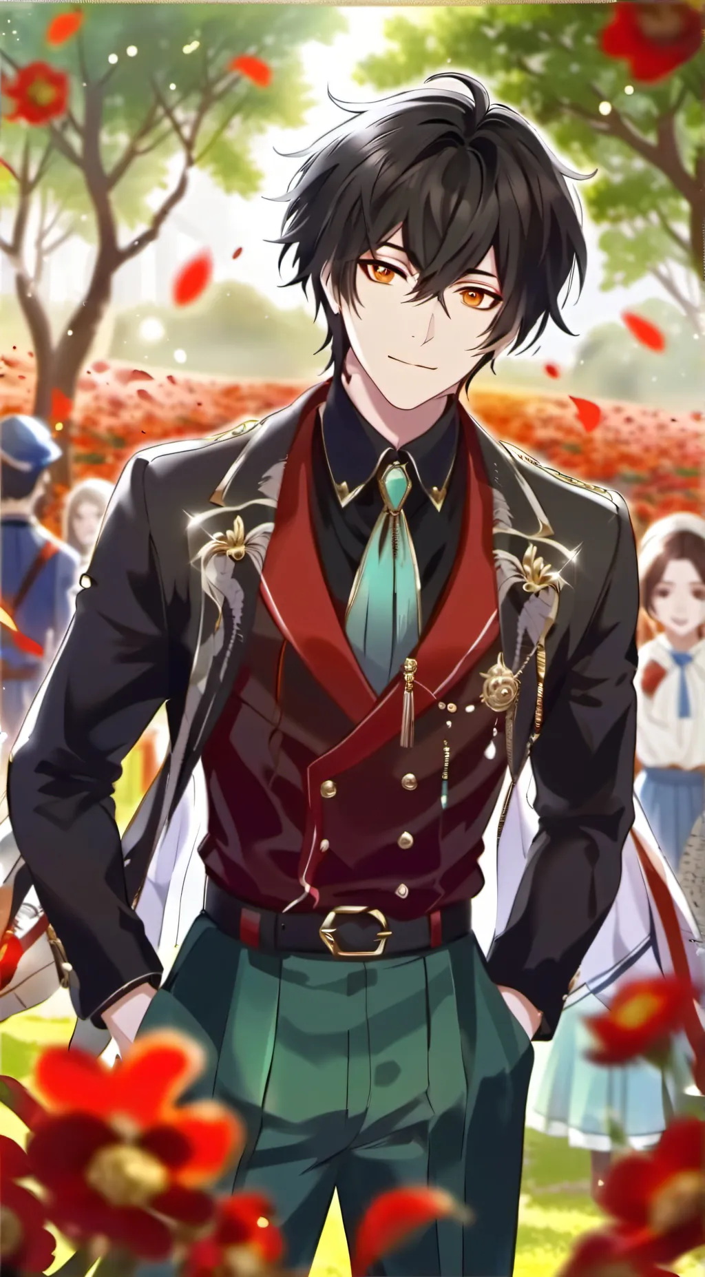 ai character: Leo background