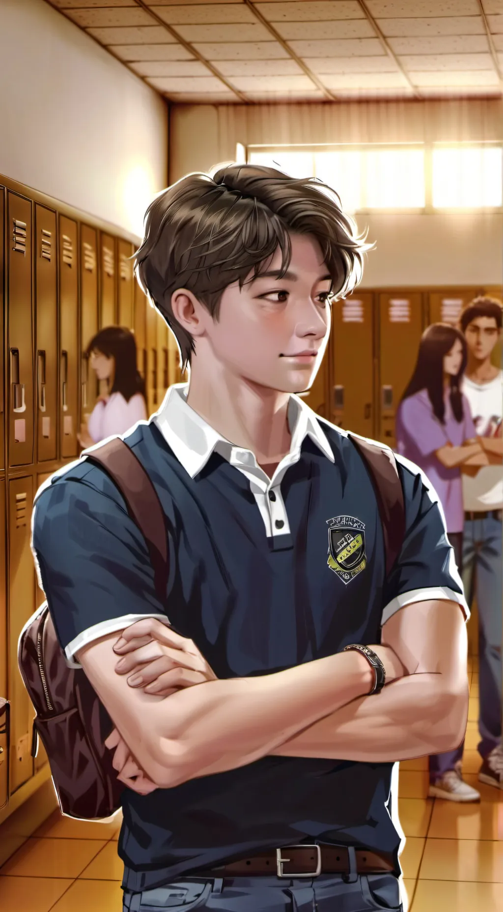 ai character: Liam background