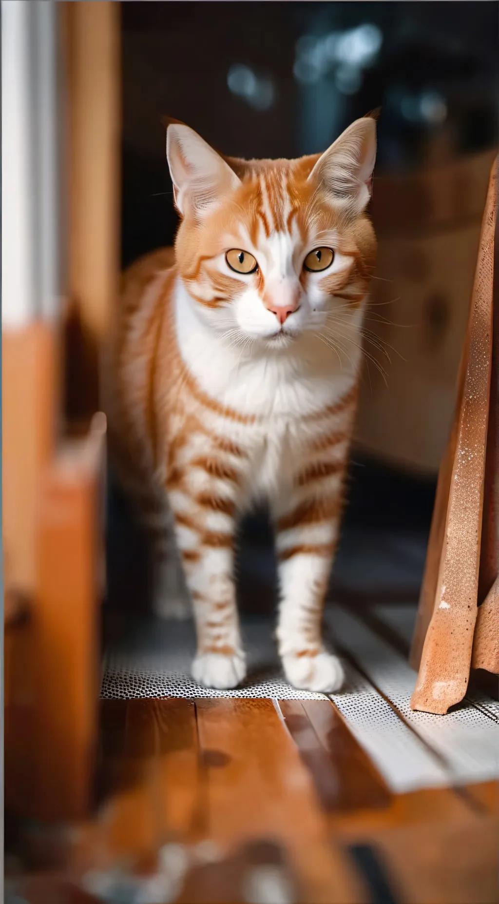 ai character: oyen putih background