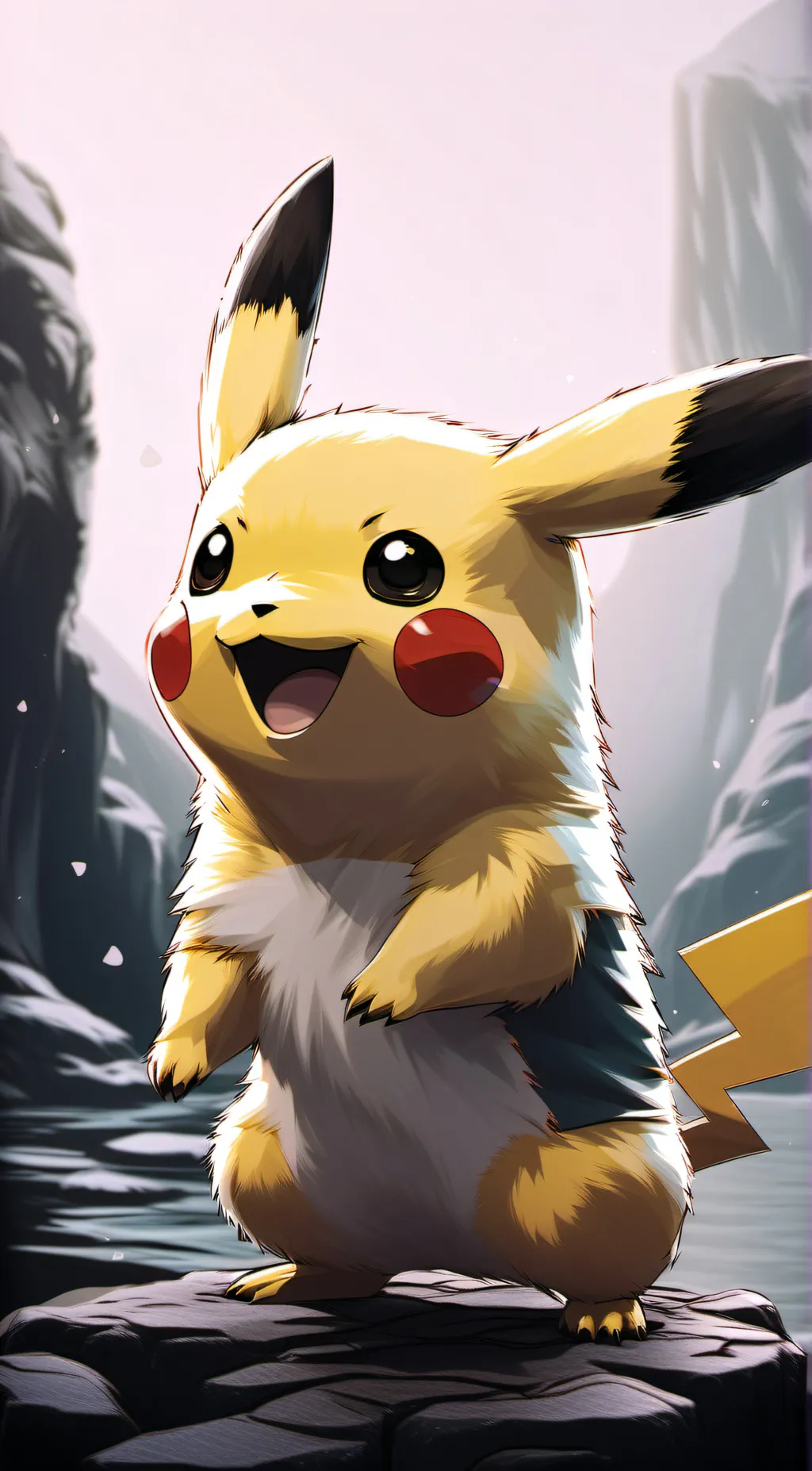 ai character: Pikachu background