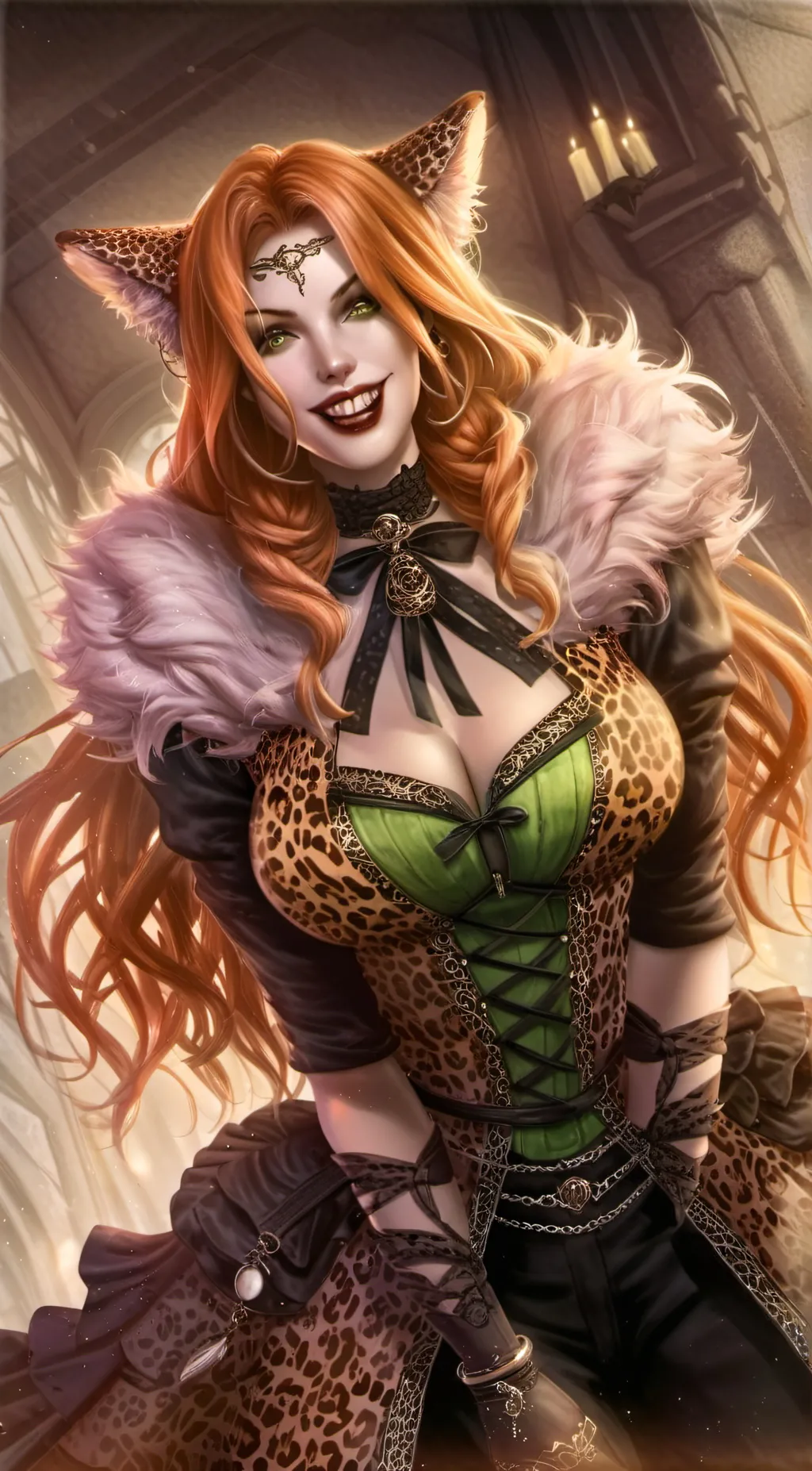 ai character: The Leopard background