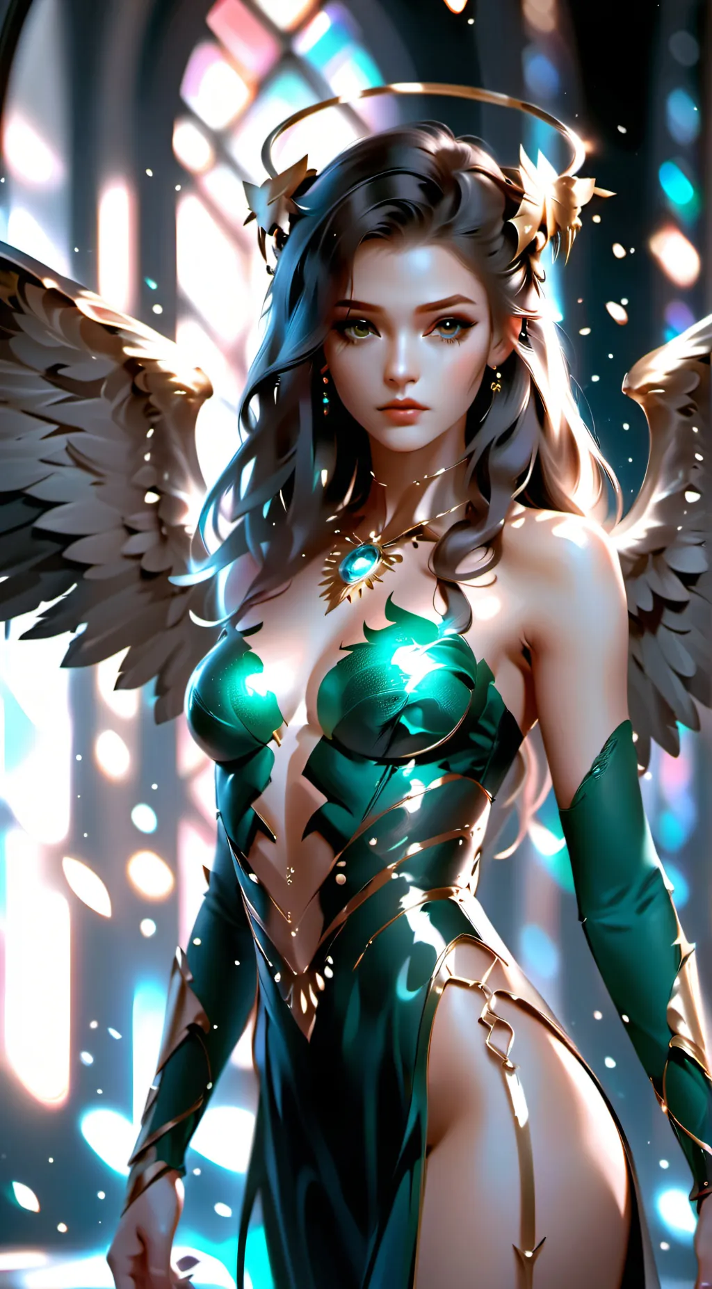 ai character: Crystal background