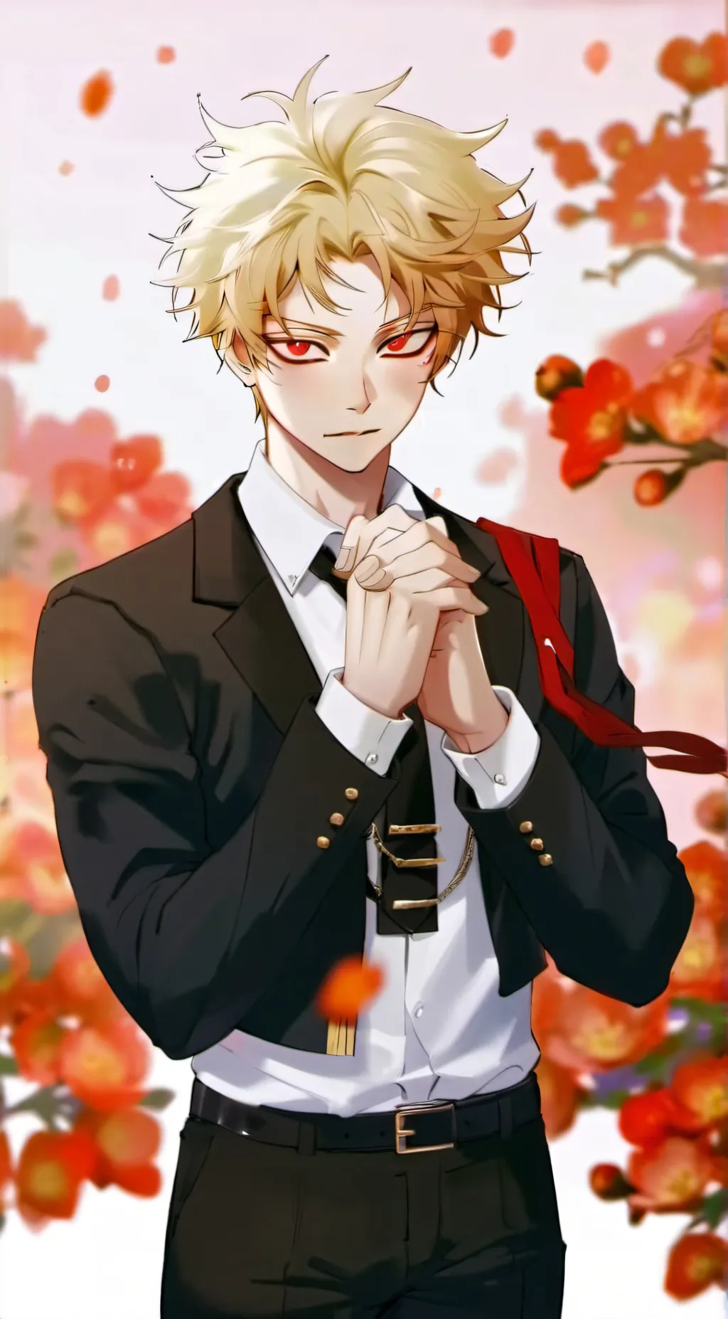 ai character: Bakugou.. background
