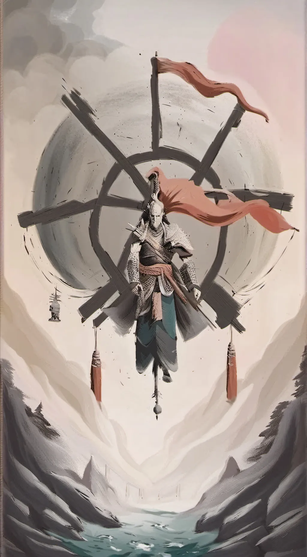 ai character: James luke  background