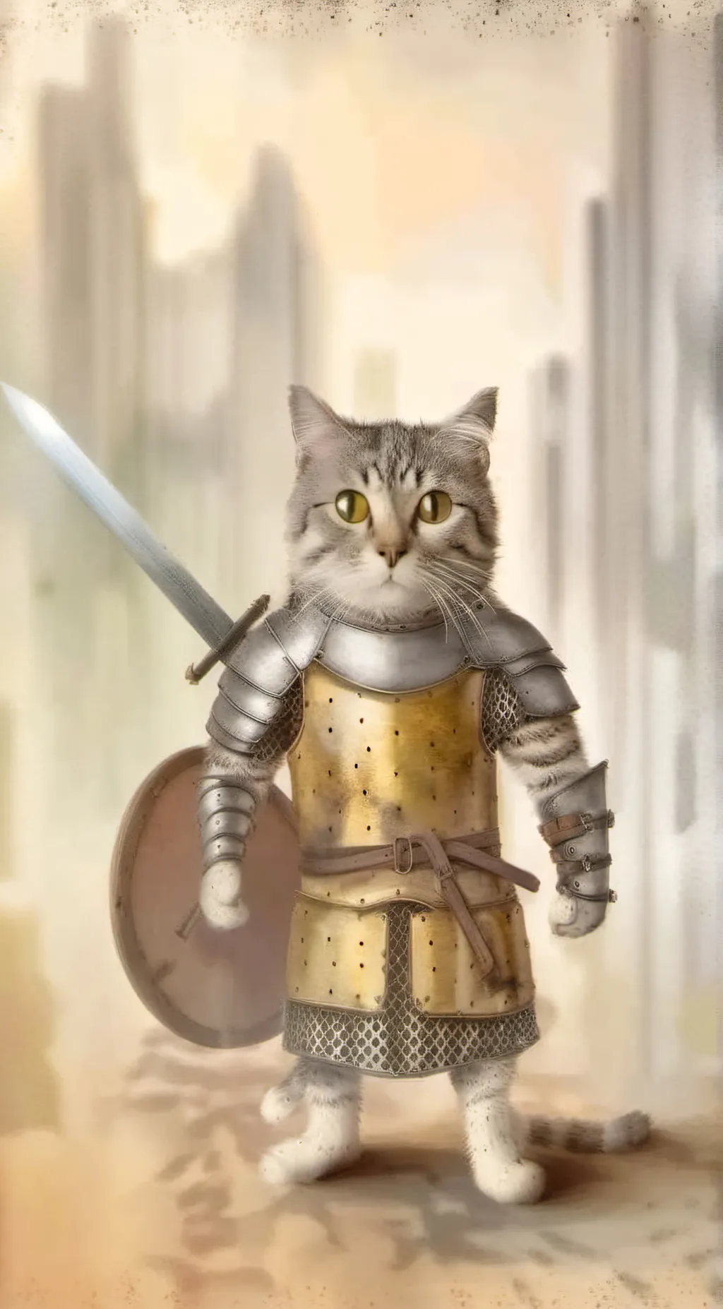 ai character: Your pet cat background