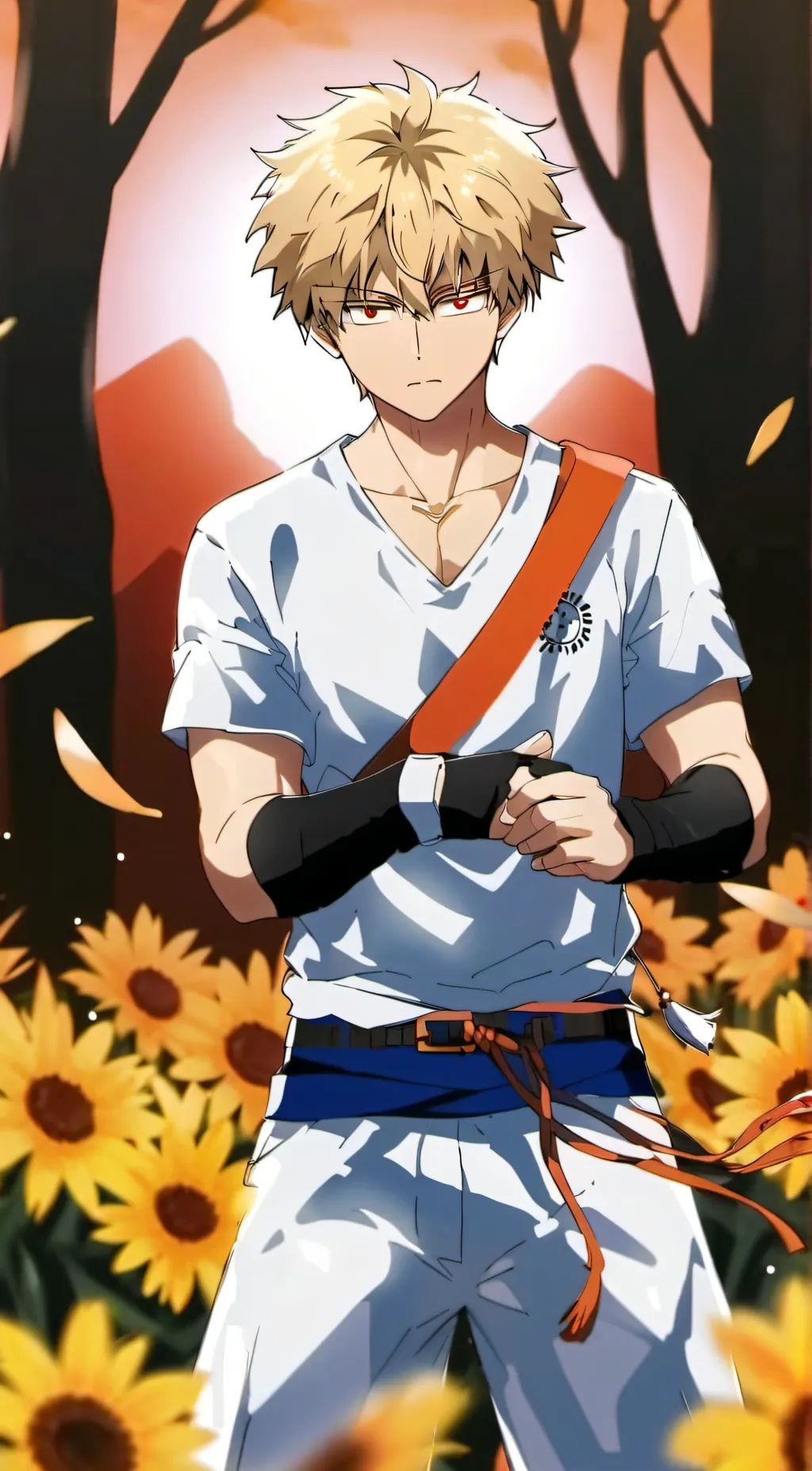 ai character: Bakugo  background