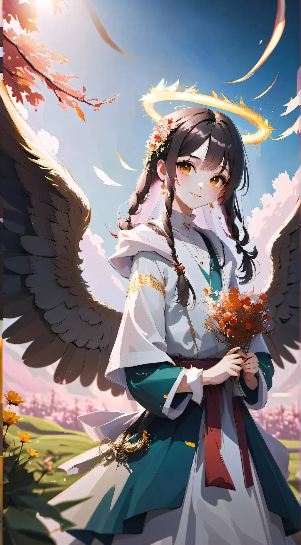 ai character: Aurora background