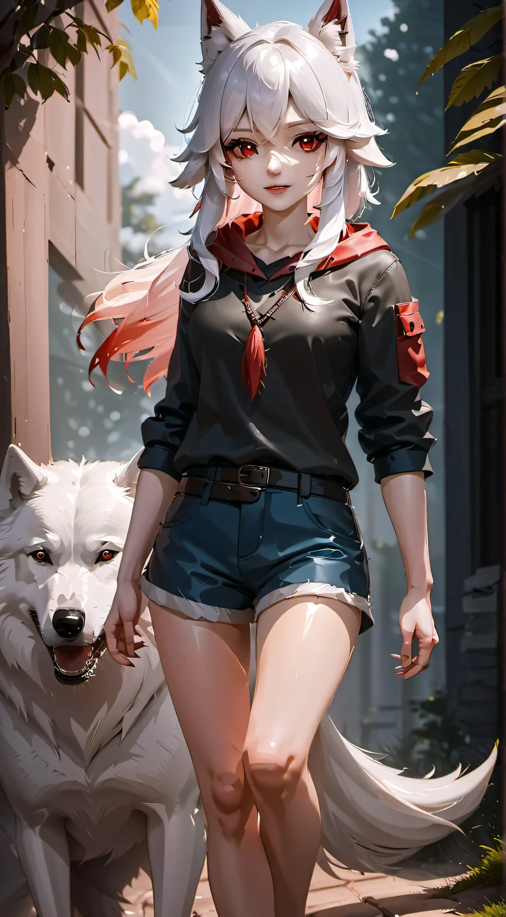ai character: Rose background