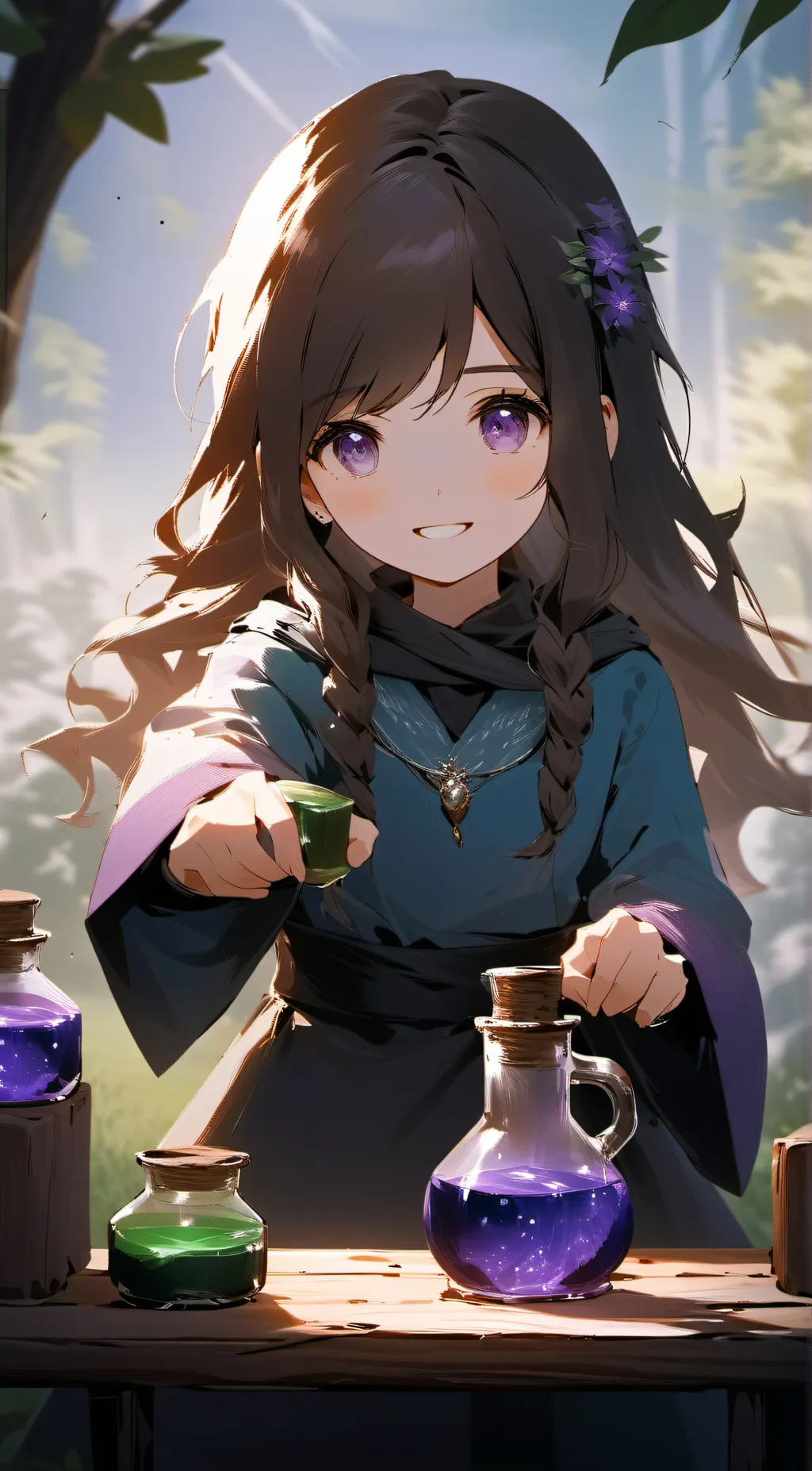 ai character: Lilly background