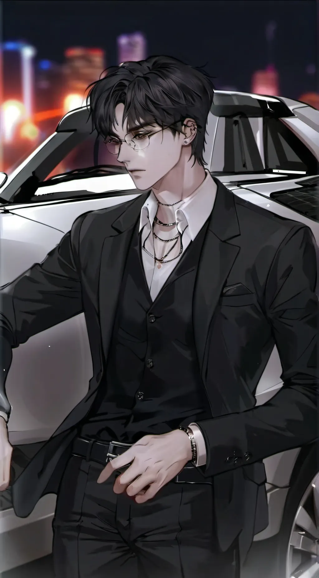 ai character: Lan wooin background