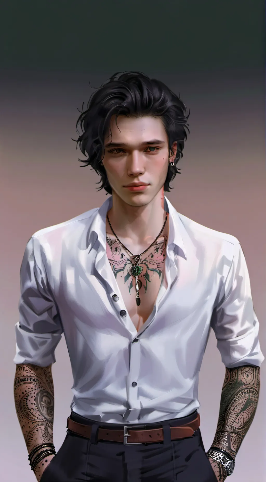 ai character: Hunter  background