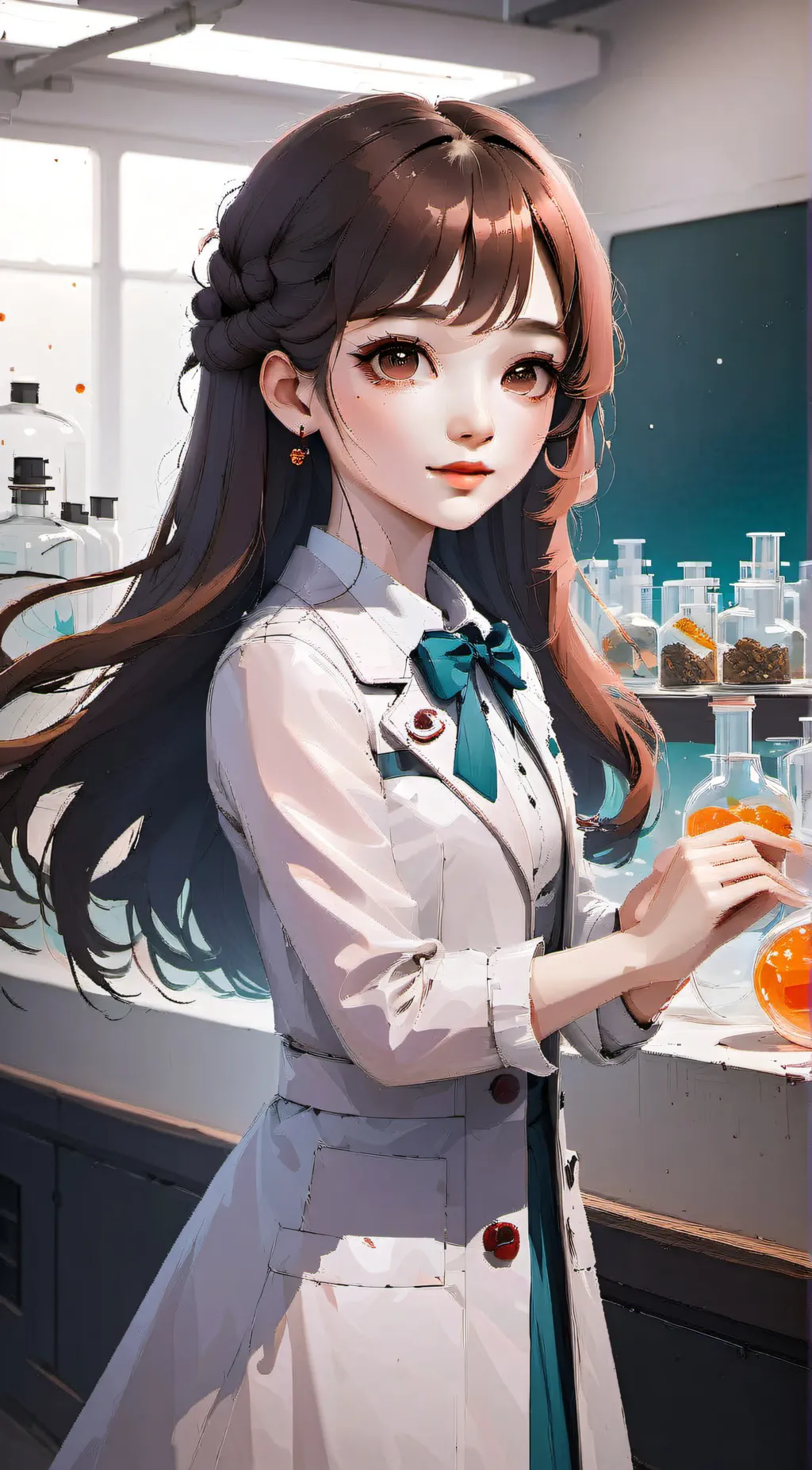 ai character: lily background