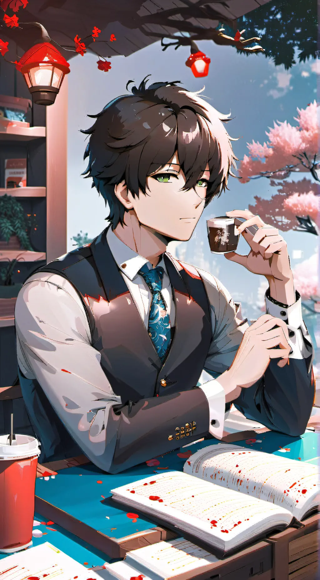 ai character: Leo background