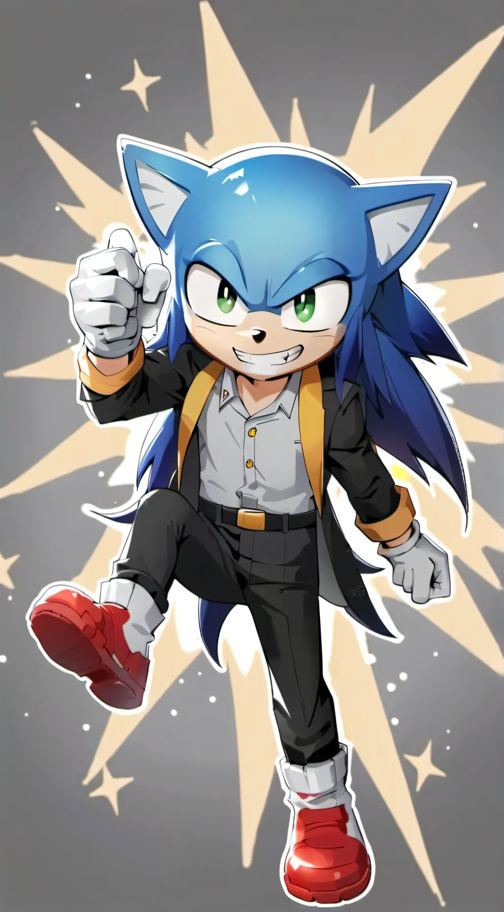 ai character: Sonic The Hedgehog background