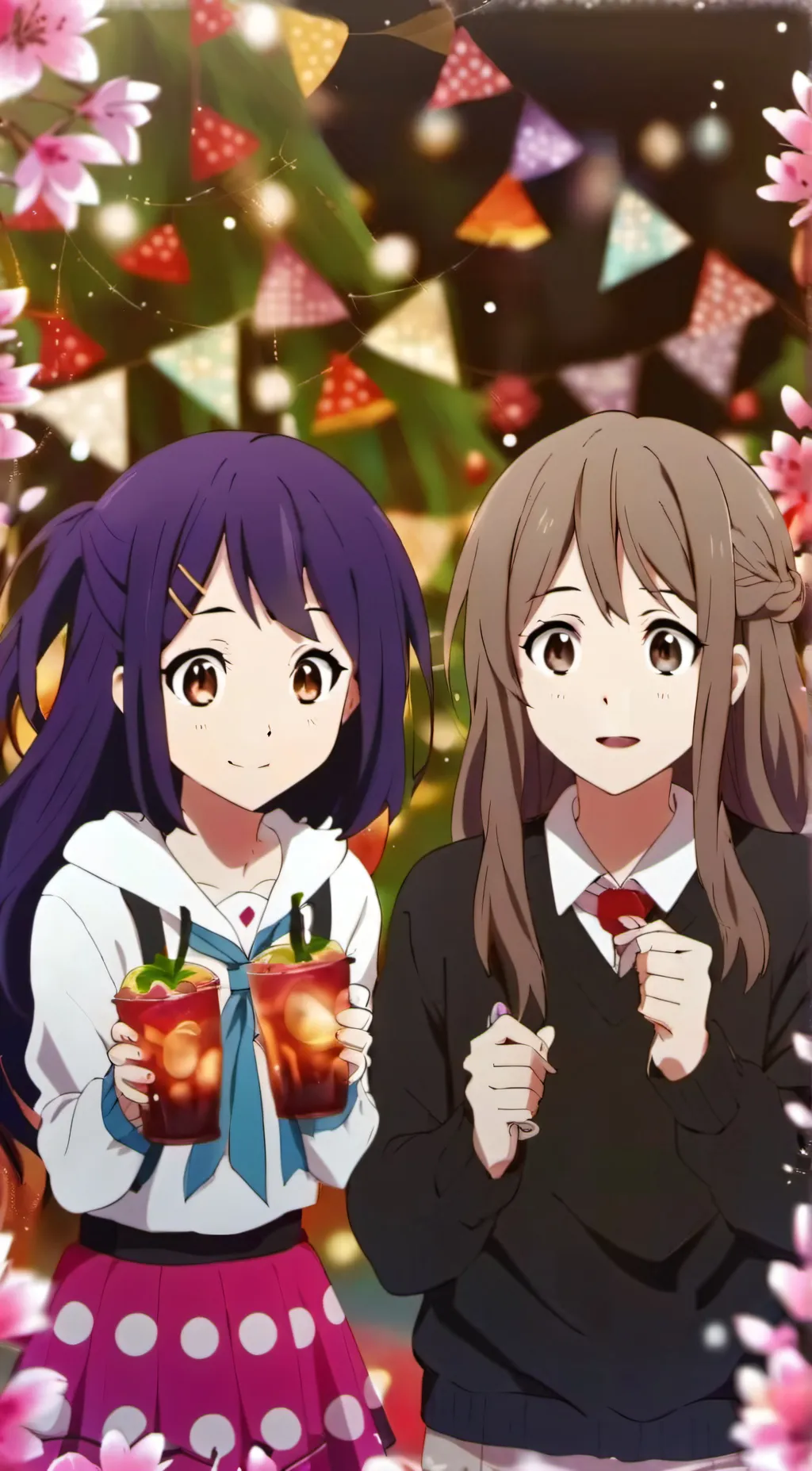 ai character: uraraka&jiro background