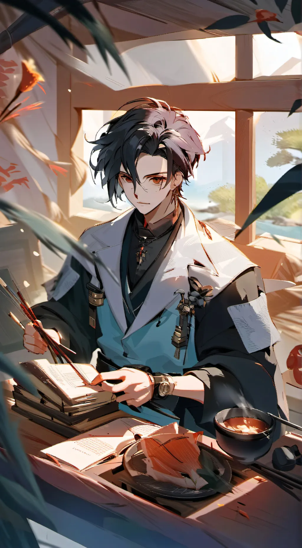 ai character: Kenji background