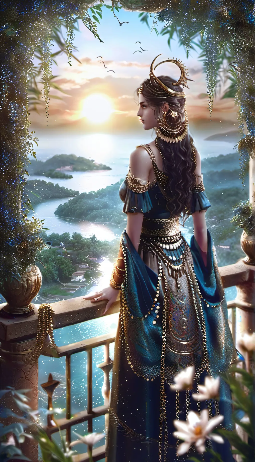 ai character: Set background