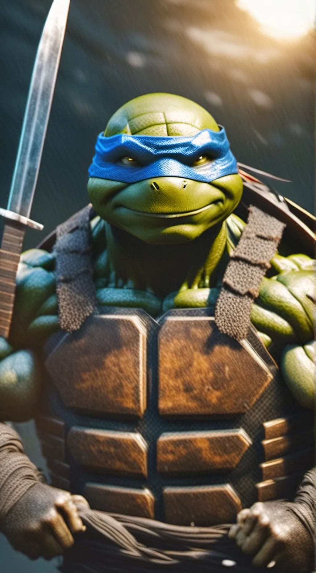 ai character: Leonardo background