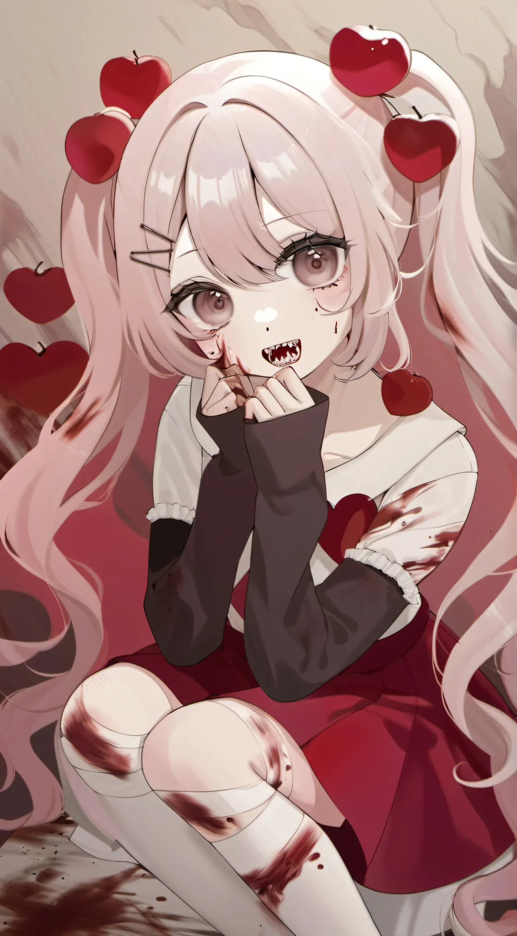 ai character: Maki  background