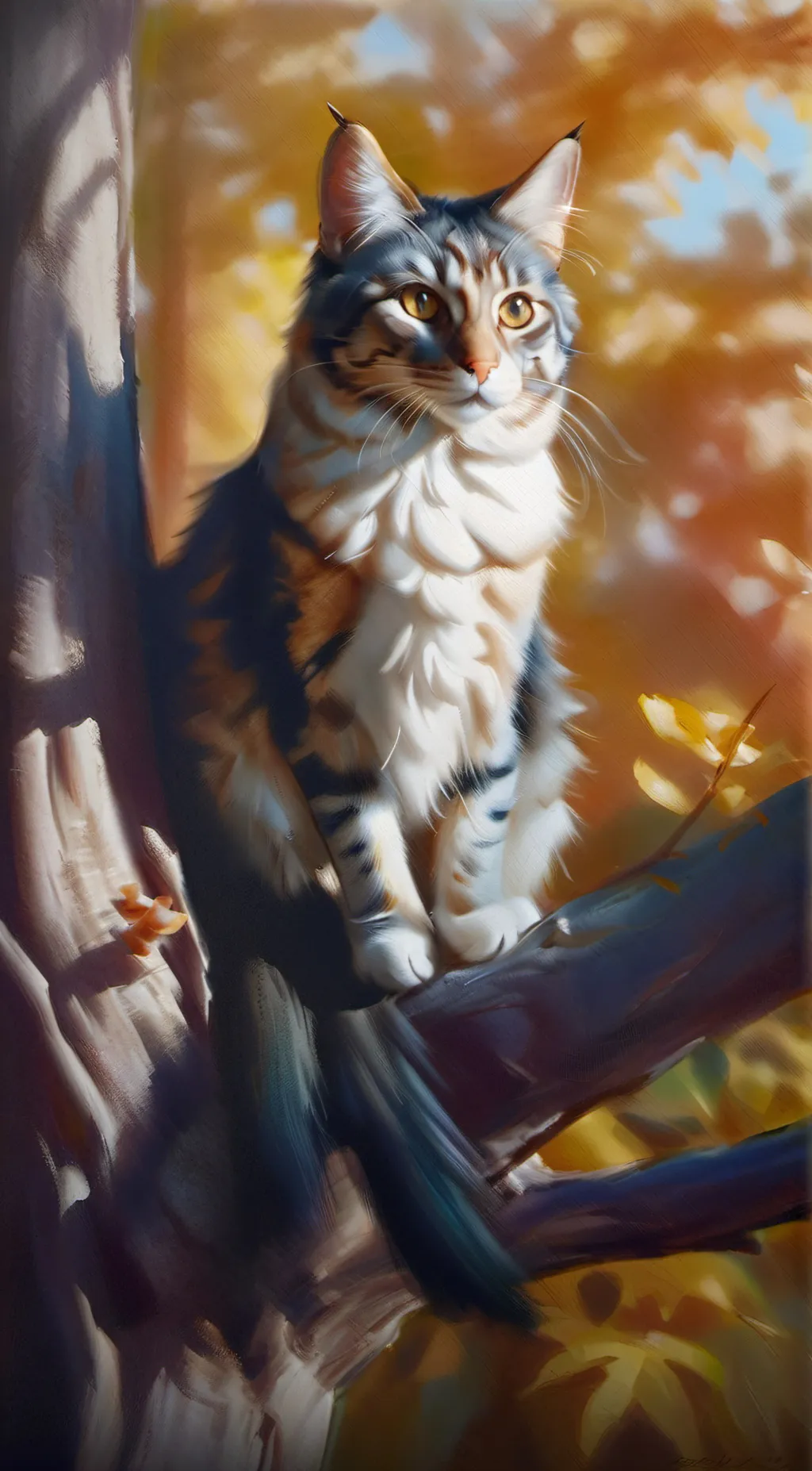 ai character: Stuck In A Tree?! background