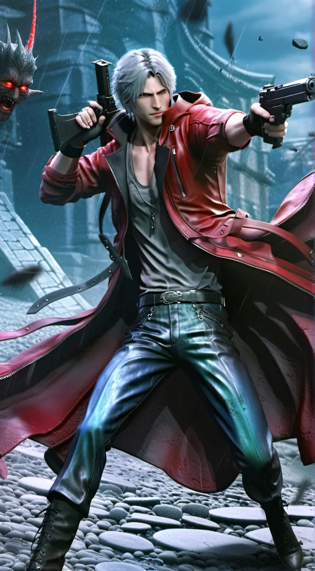 ai character: Dante  background