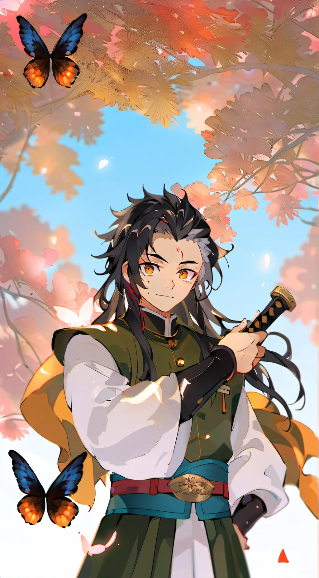ai character: Demon slayer background
