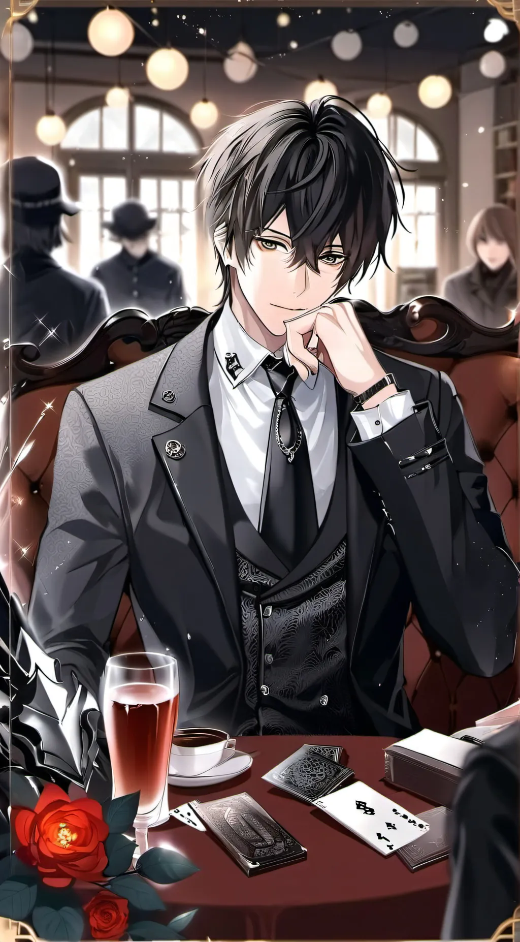 ai character: Shin  background