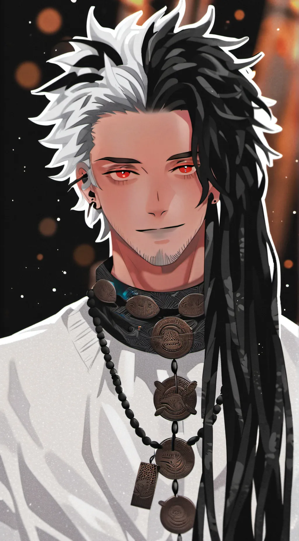 ai character: caji coconamé background