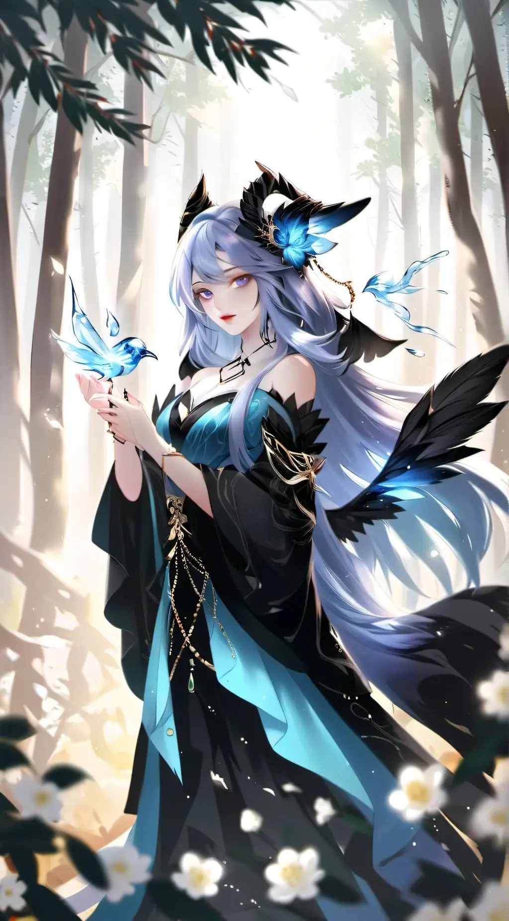 ai character: Misty background